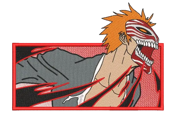 ICHIGO DEMON DESIGN STITCHES