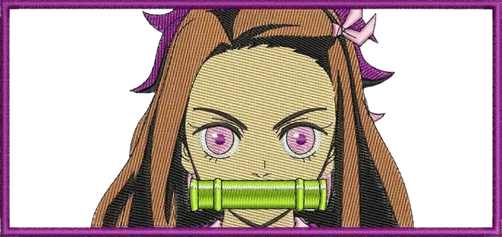 NEZUKO RECTANGLE DESIGN STITCHES