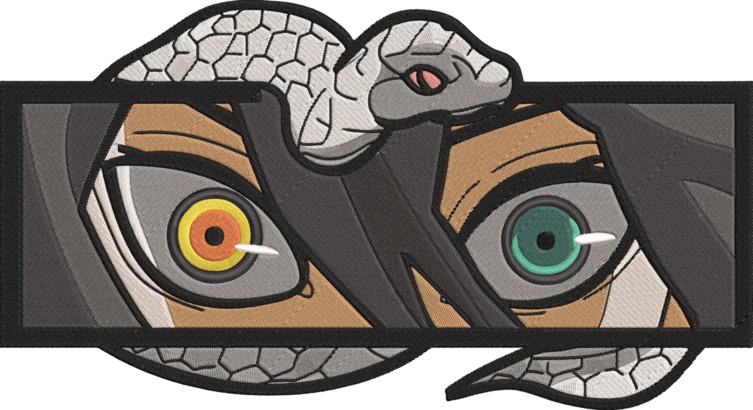 OBANA IGURO EYES DESIGN STITCHES