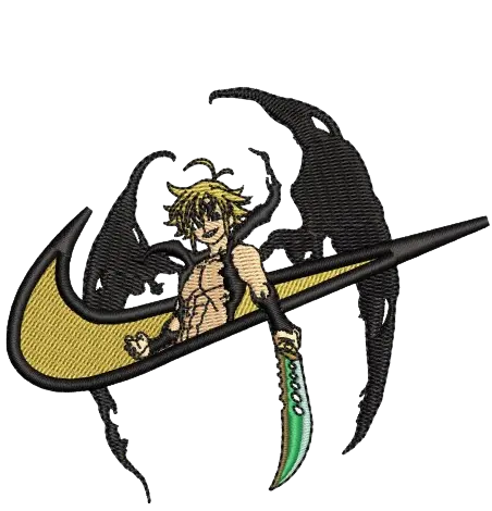 MELIODAS NIKE DESIGN STITCHES