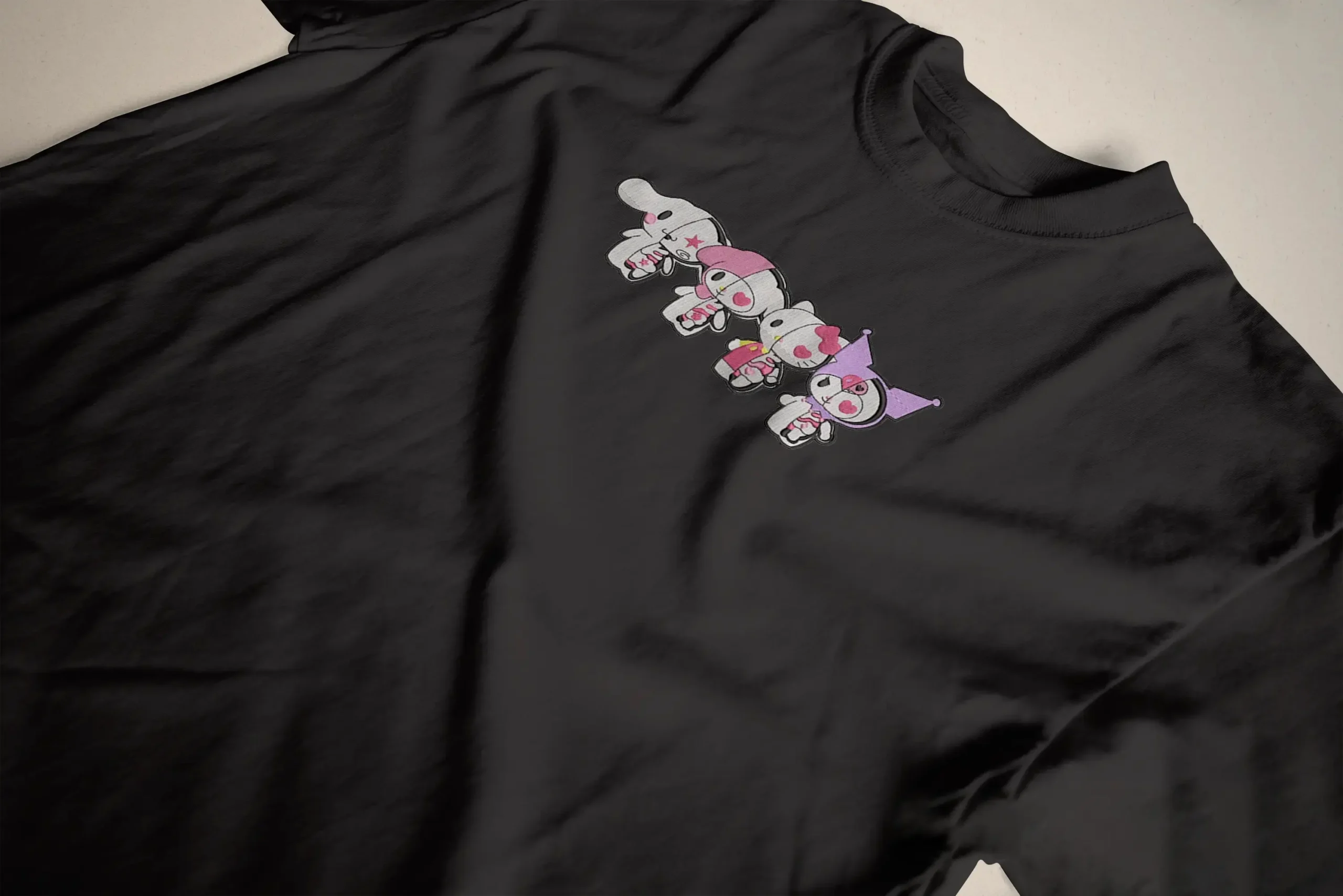 HELLO KITTYS DESIGN STITCHES