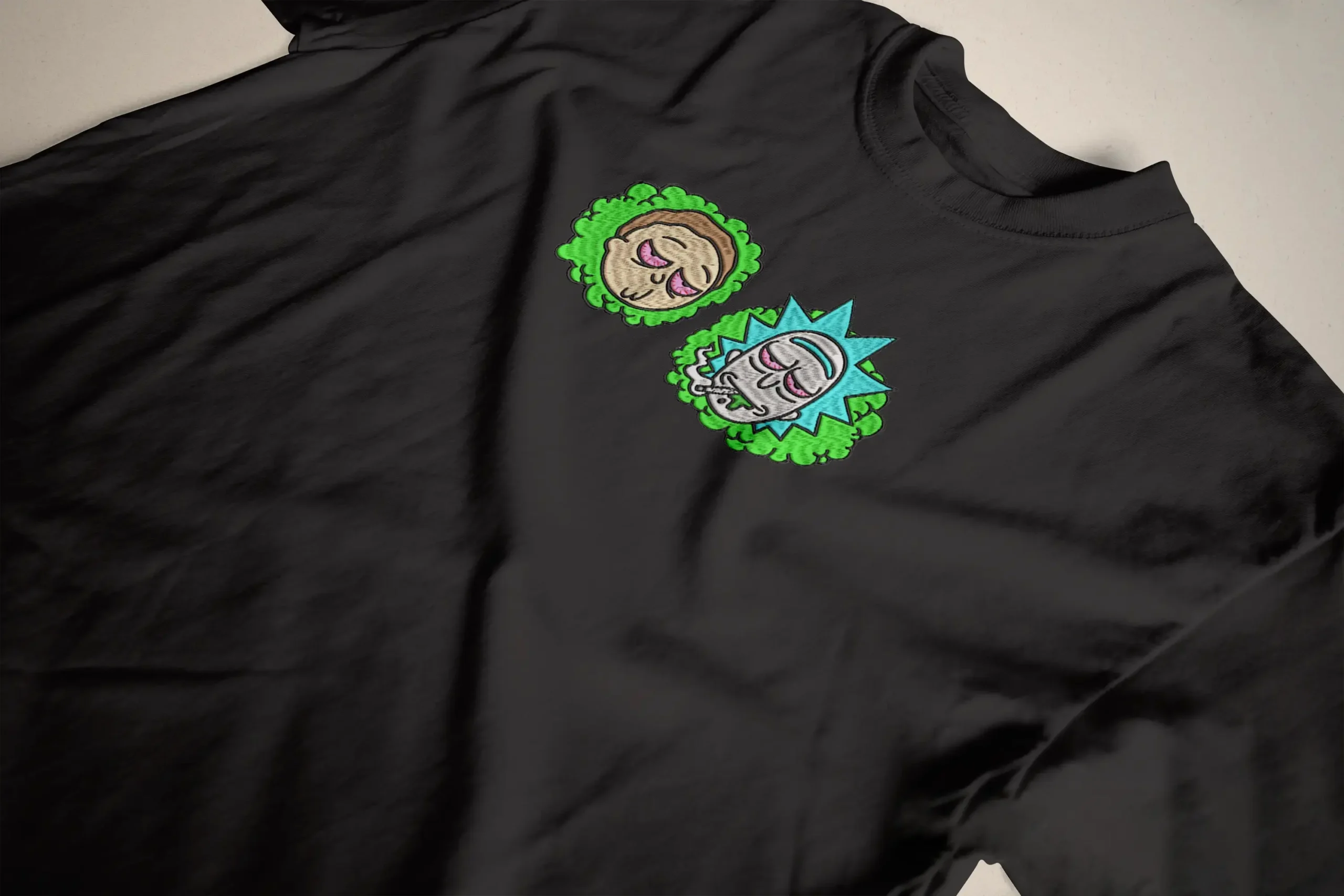 RICK & MORTY HIGH DESIGN STITCHES