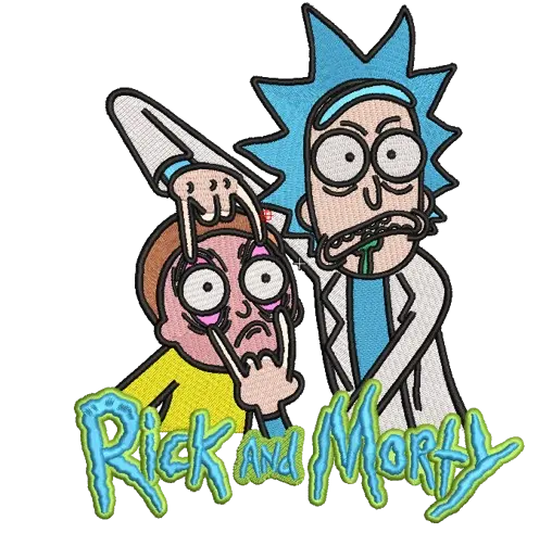 RICK & MORTY DESIGN STITCHES