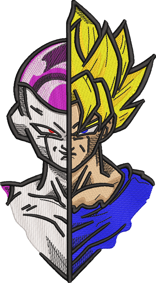 GOKU / FREEZER DESIGN STITCHES