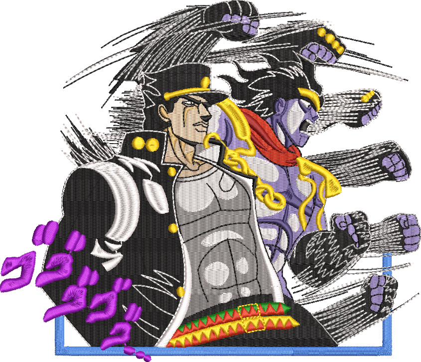 JOTARO AND STAR PLATINUM