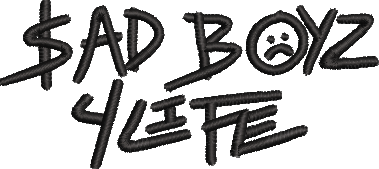 SAD BOYZ 4LIFE LETTERING