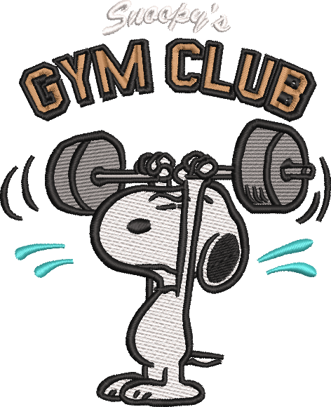 SNOOPY GYM CLUB